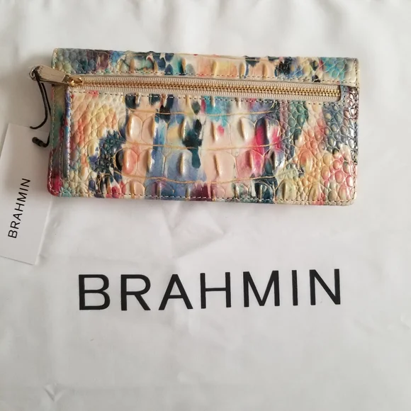 NWT Brahmin Superbloom Melbourne Ady Wallet - Picture 7 of 12